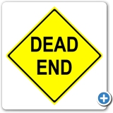 Dead End Sign 24x24
